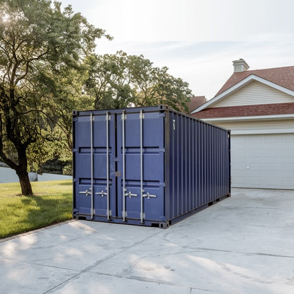 we offer residential storage containers in a variety of sizes to suit your needs